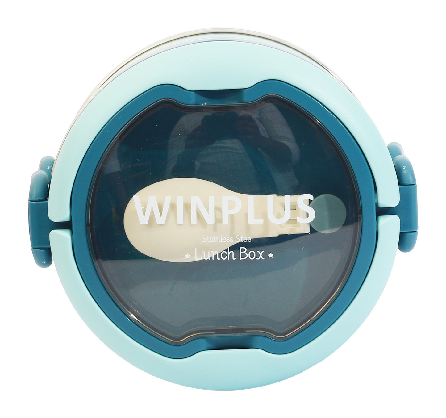 Win Plus Lunch Box Stainless Steel 6732 1.4L 2 Layer Assorted Colours