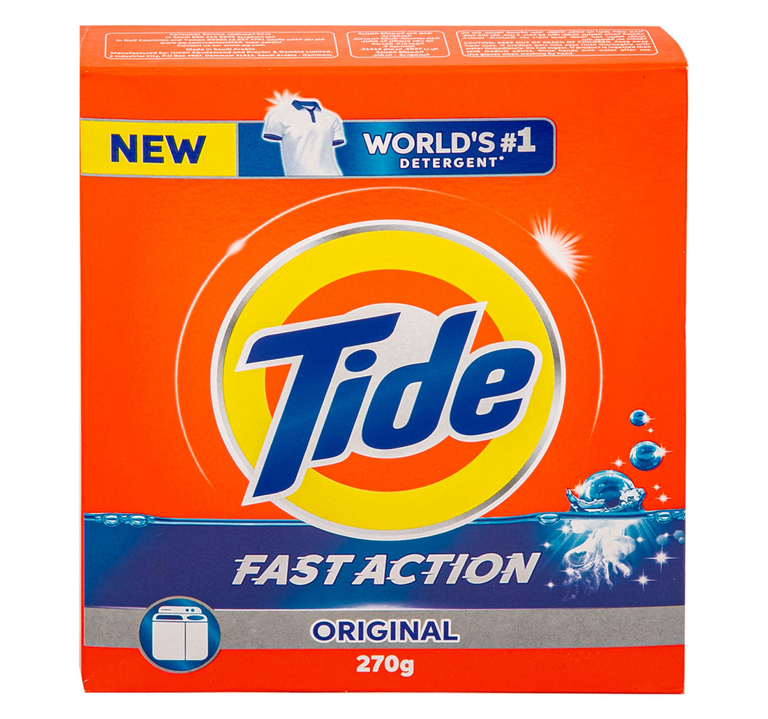مسحوق الغسيل تايد الأصلي سريع المفعول 270 جم