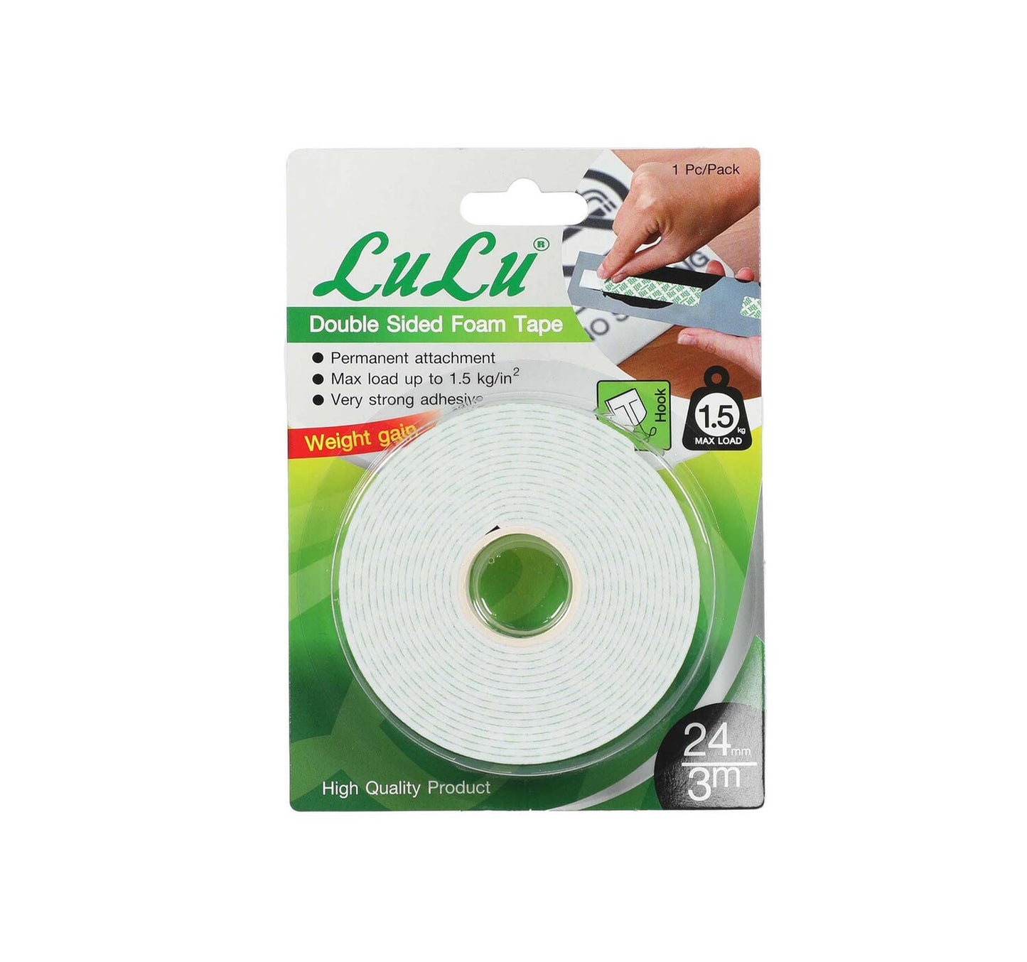 Lulu Double Side Foam Tape AT15 24mmx3M