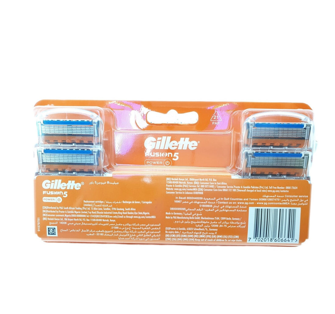 Gillette Fusion 5 Power Men's Razor Blade Refills 8 pcs