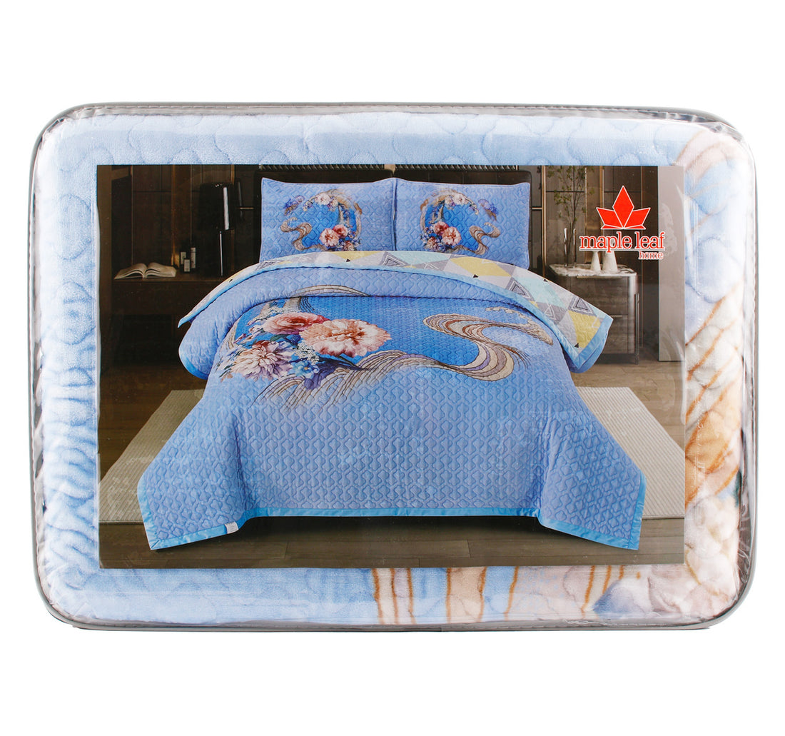 طقم أغطية سرير من البوليستر من مابل ليف هوم، تشكيلة متنوعة