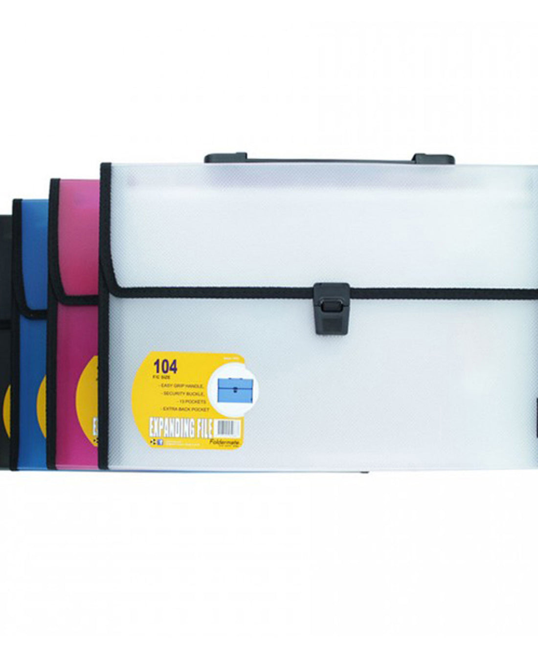 Foldermate Fullscape 13 Pockets Expanding File Folders FS104-ASS Assorted per pc
