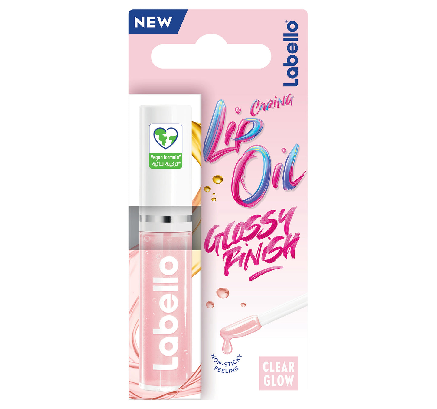 Labello Lip Oil Clear Glow Moisturising Lip Care 5.1 g