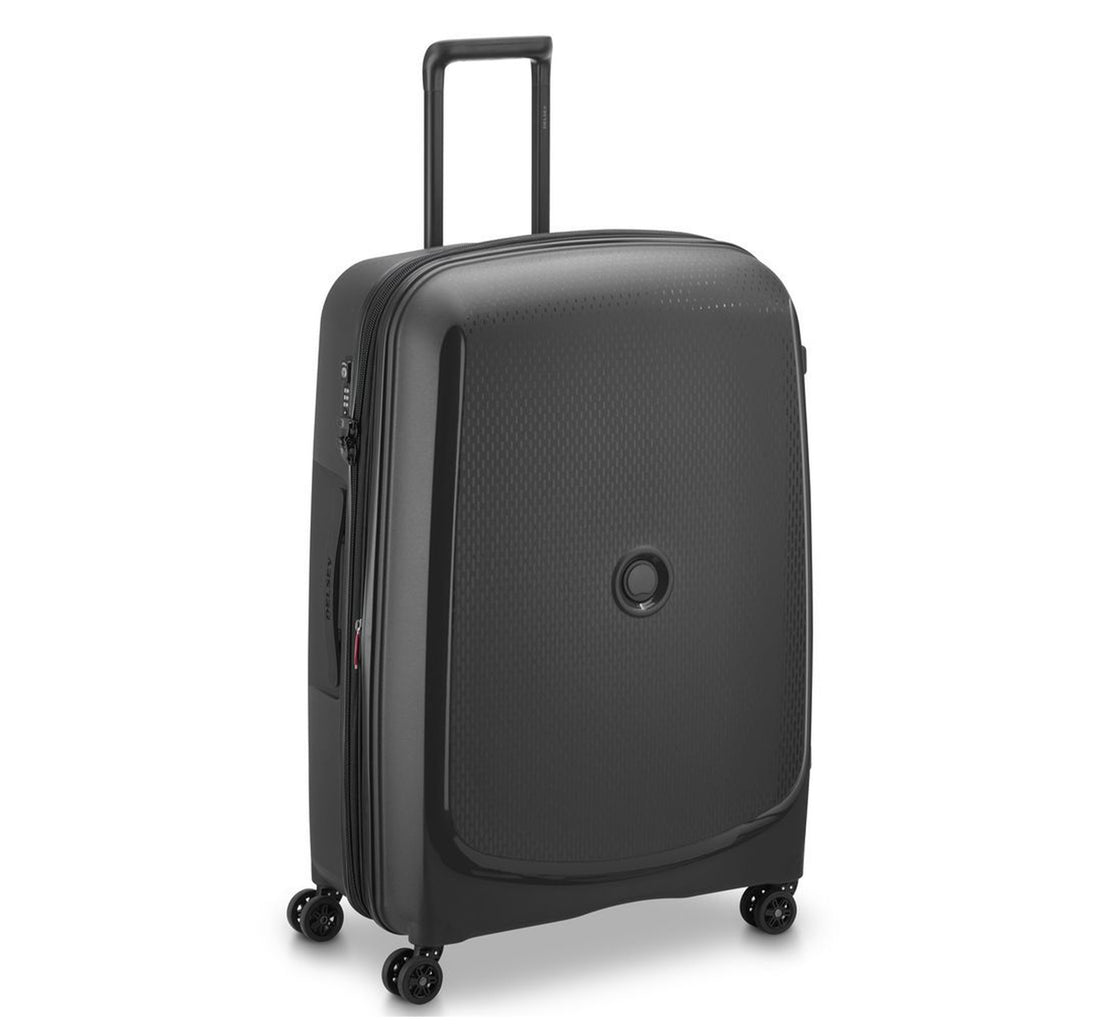 Delsey Belmont Plus Non Expandable 4 Wheels Hard Trolley, 81 cm, Black