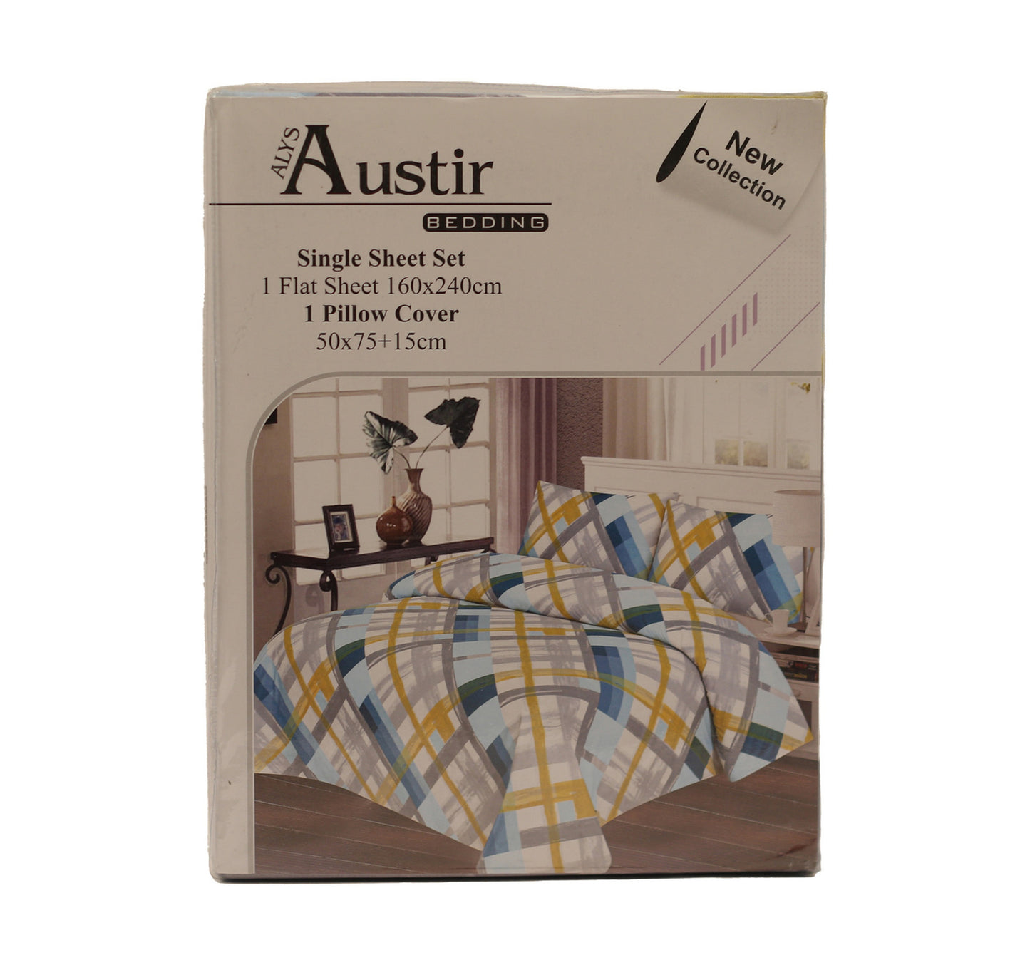 Austir Bed Sheet Single 2pcs 22-01 Assorted Colours & Designs