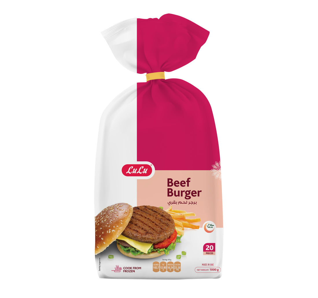 LuLu Beef Burger 20pcs 1 kg