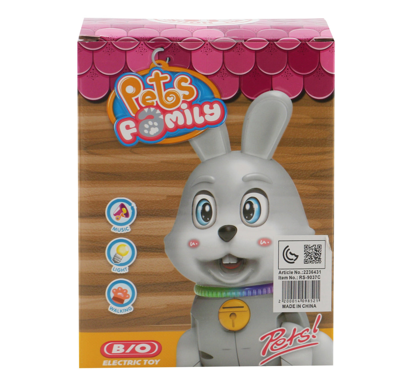 Skid Fusion Battery Operated Light & Sound Rabbit RS-9037C