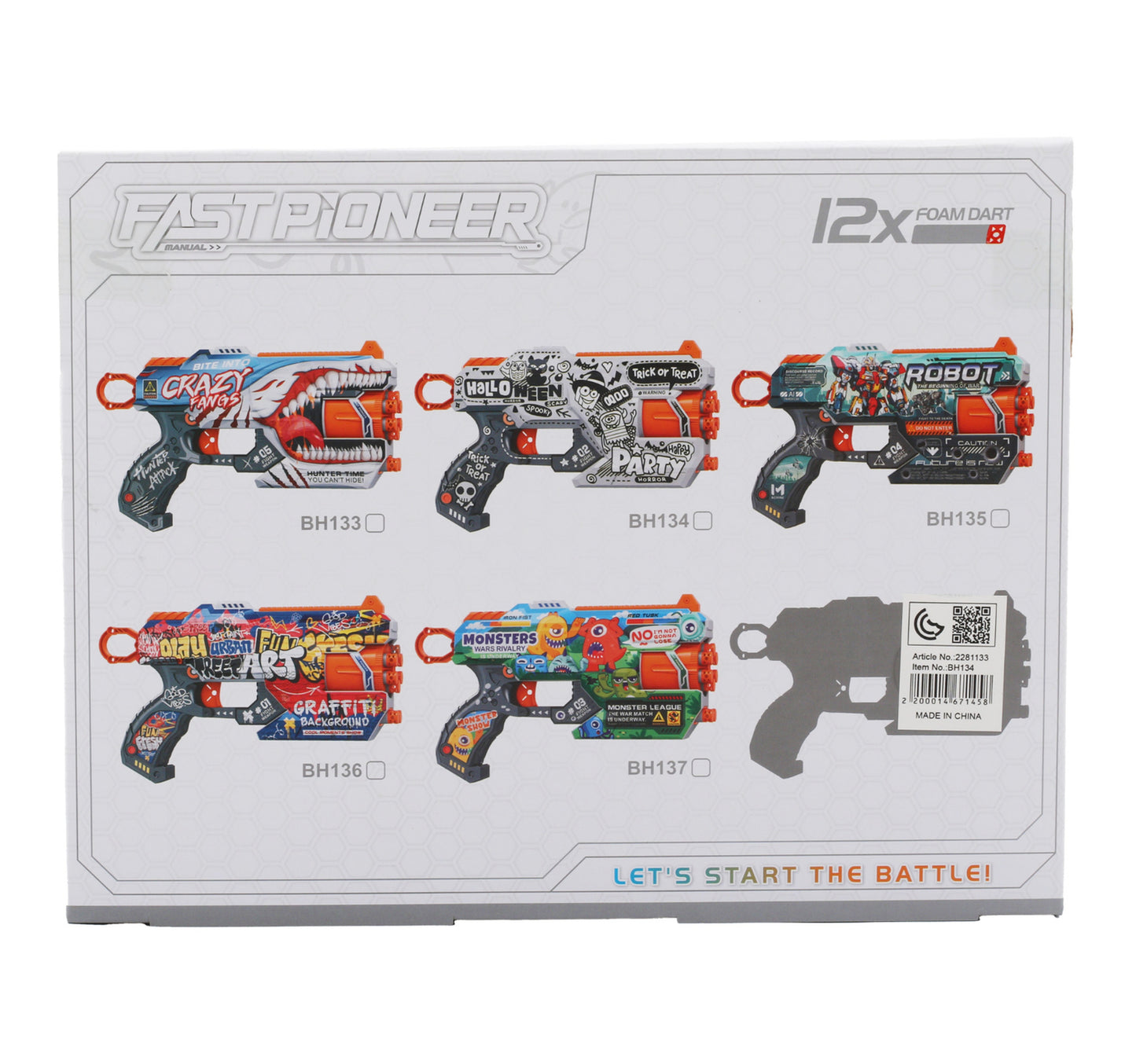 Skid Fusion Manual Soft Bullet Gun BH134