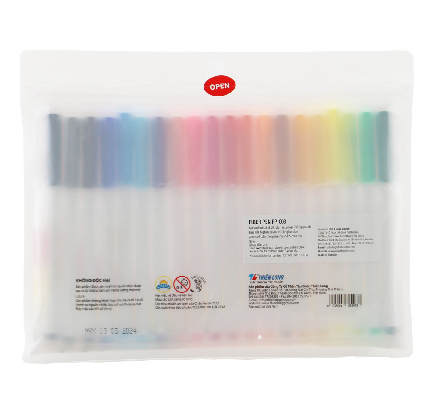 Flex Office Colokit Fiber Pen FP-C03 20pcs