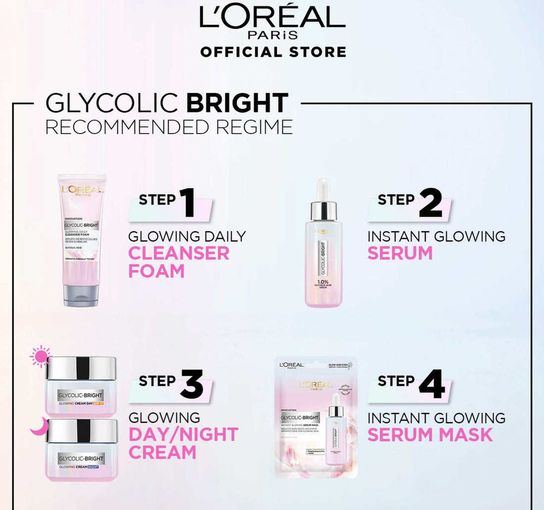 L'Oreal Paris Glycolic Bright Glowing Night Cream 50 ml