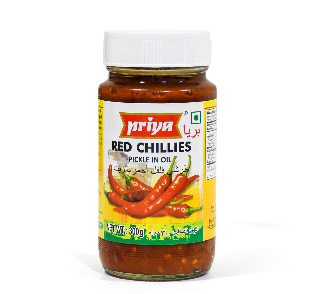 Priya Red Chillies Pickle in Oil 300 g