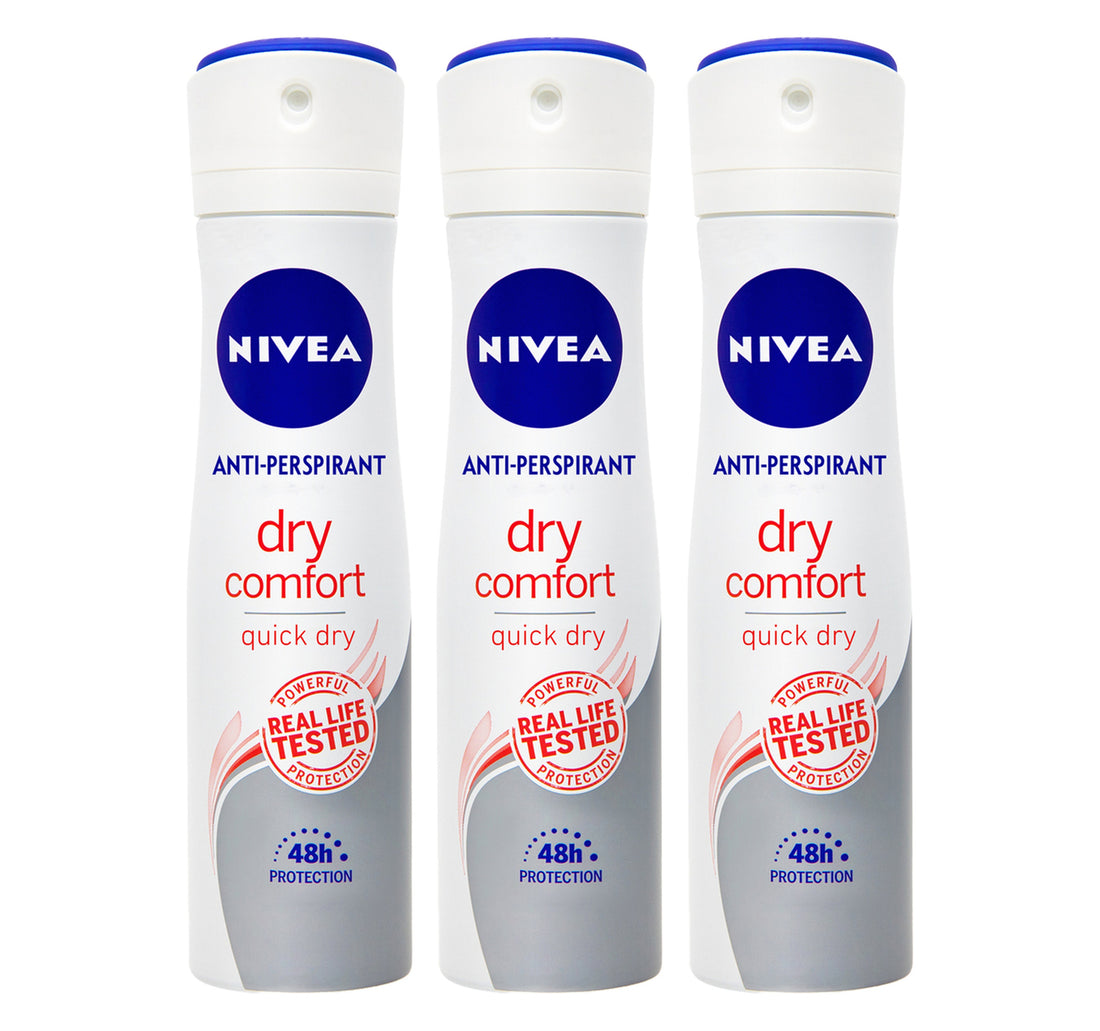 Nivea Anti-Perspirant Spray for Women Assorted 3 x 150 ml