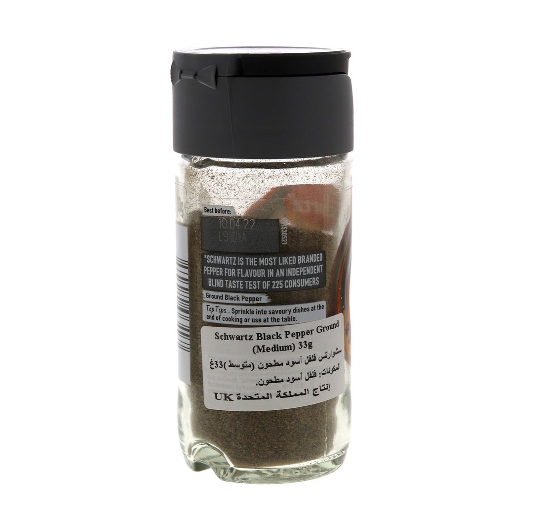 Schwartz Black Pepper Ground 33 g