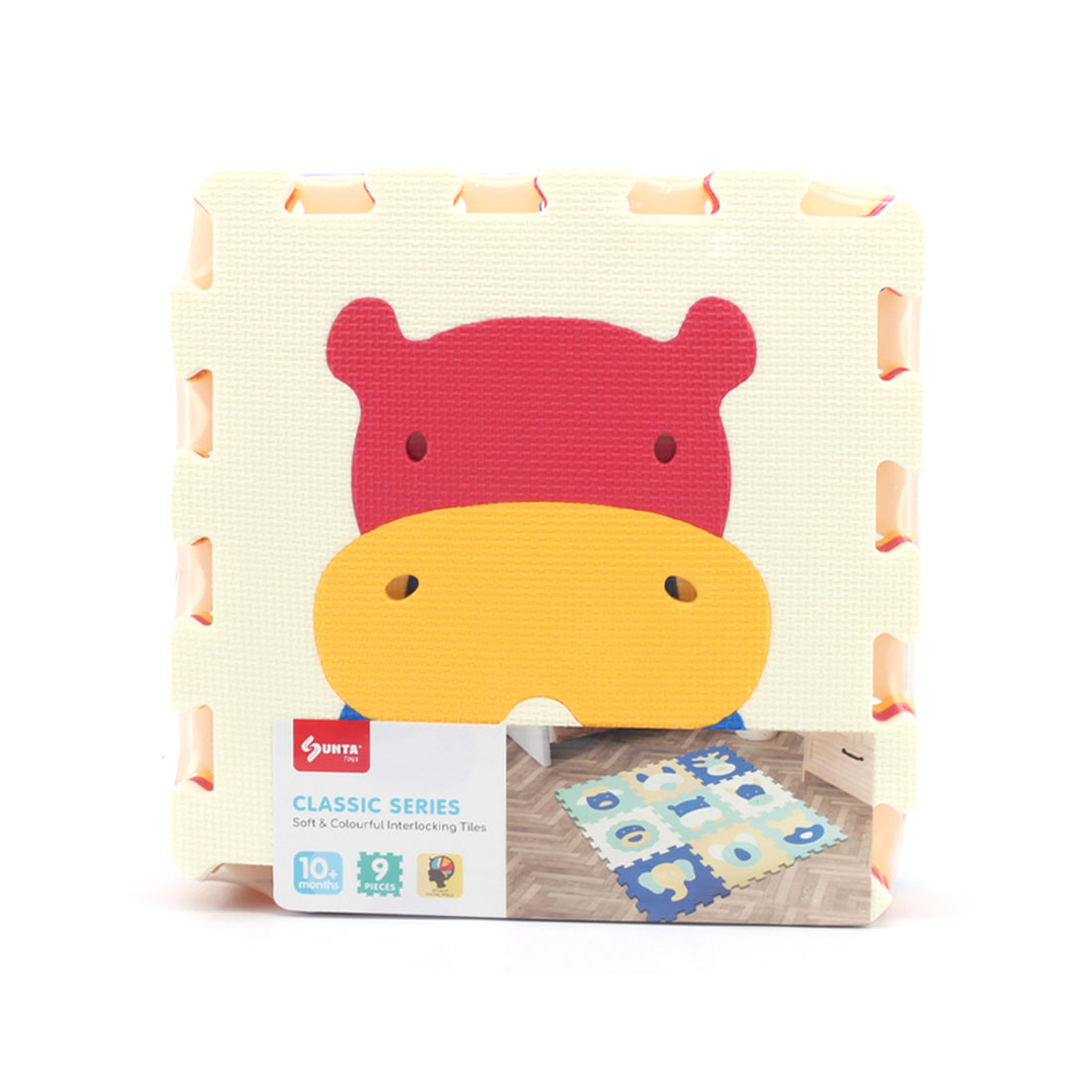 Sunta Puzzle Mat, Pack of 9, Multicolor, 5511N/9-B