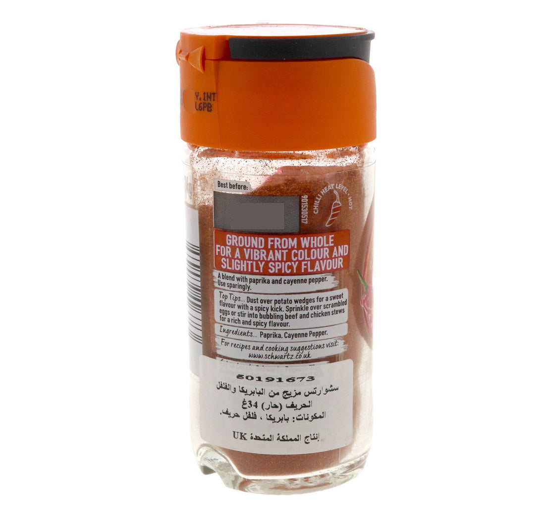 Schwartz Paprika Hot 34 g