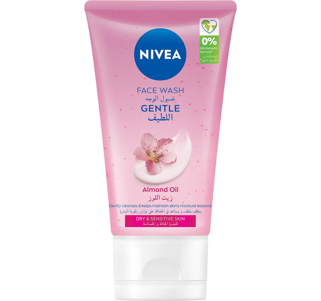 Nivea Gentle Cleansing Face Wash for Dry Skin with Almond Oil 150 ml