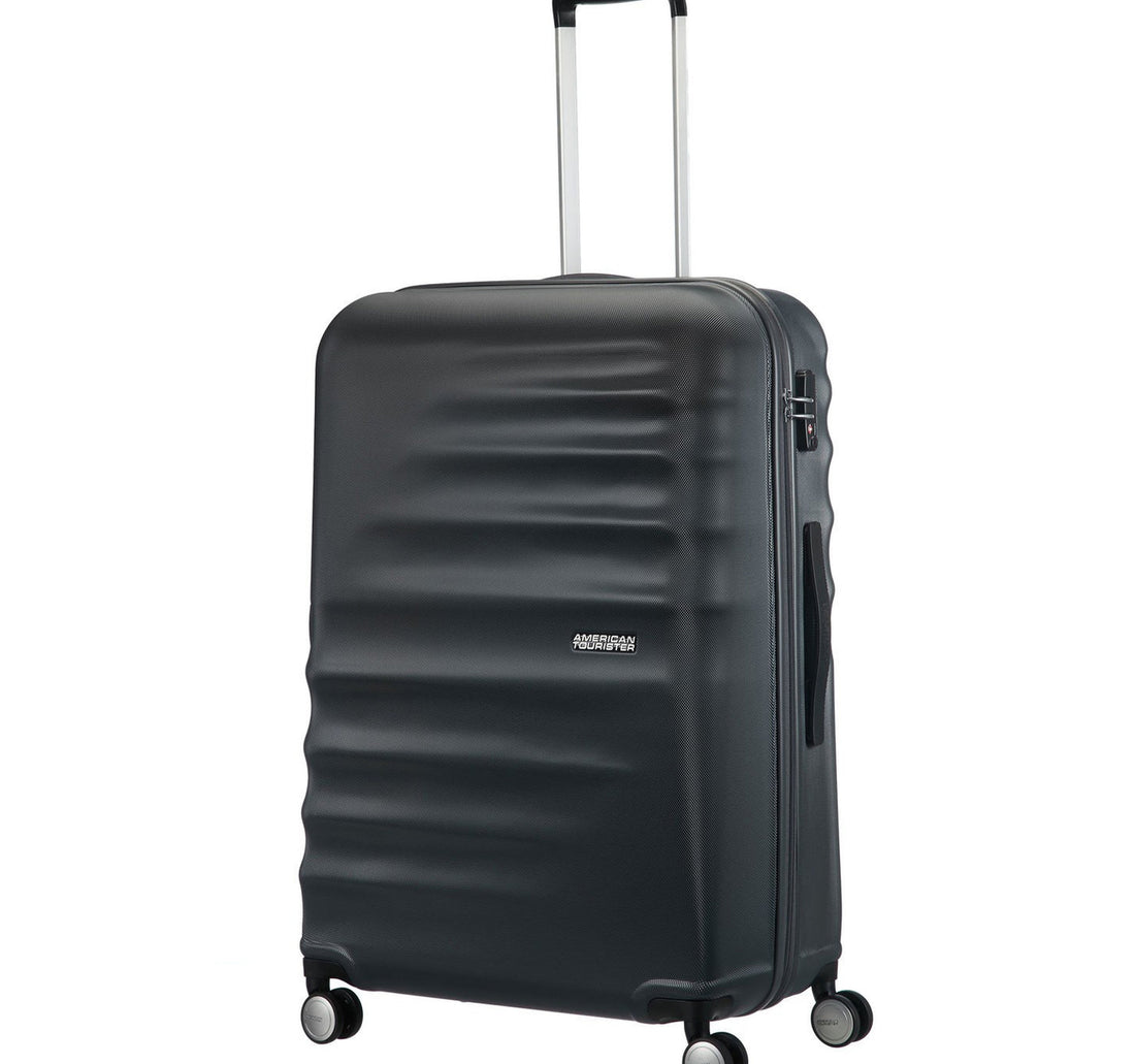 American Tourister Preston 4 Wheels Hard Trolley, 67 cm, Black