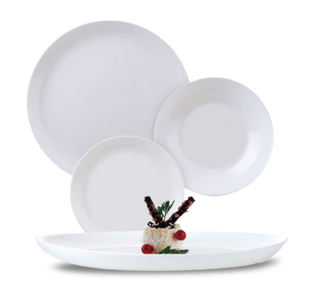 Luminarc Dinner Set 19pcs Set Diwali P6006 White