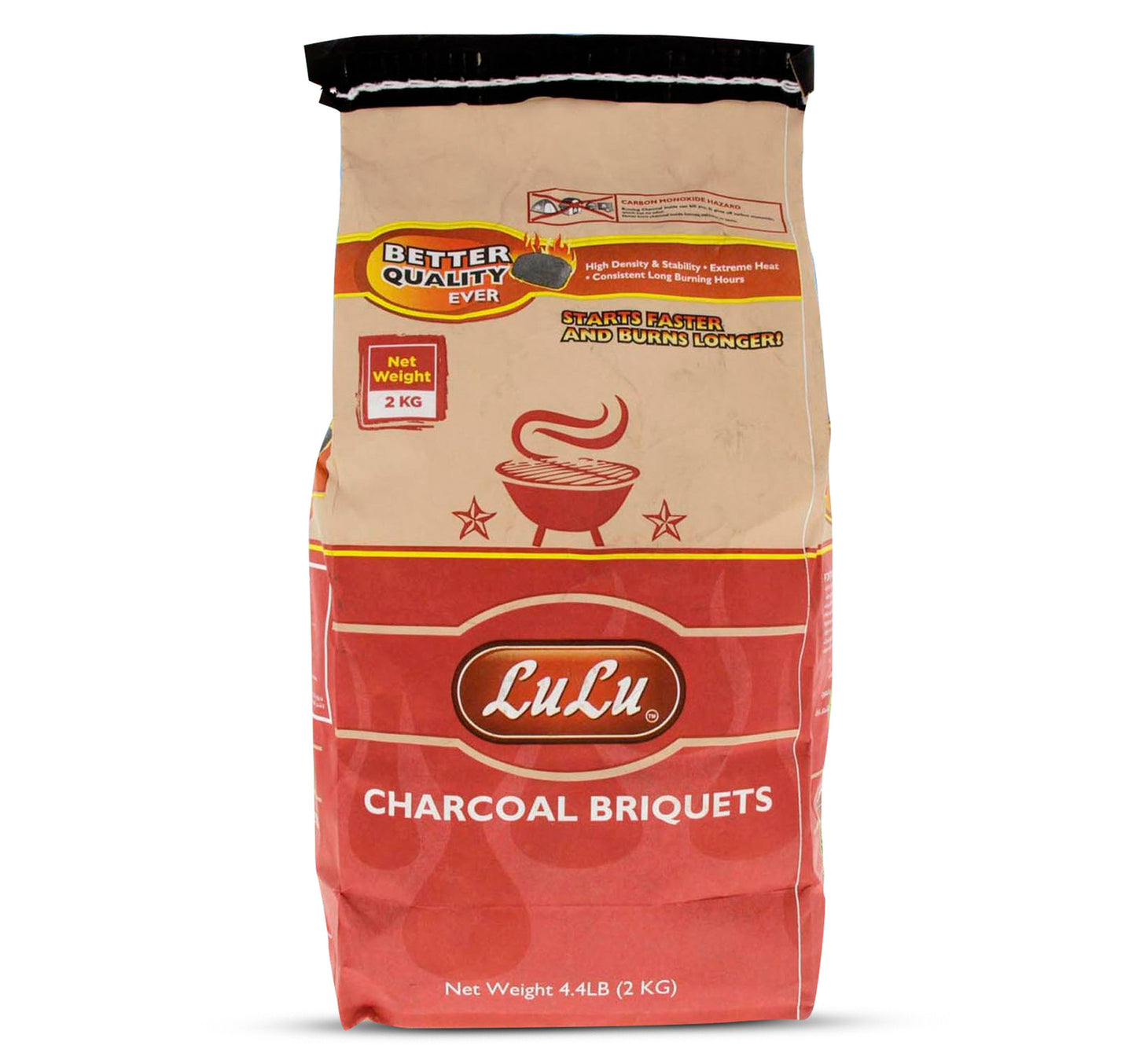 LuLu Barbecue Charcoal Briquests 2 kg