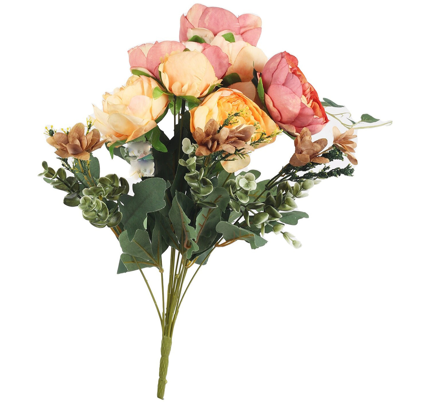 Maple Leaf Bunch Flower Rose 709-21 Assorted