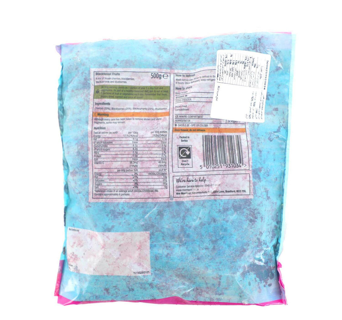 Morrisons Black Forest Fruits 500 g