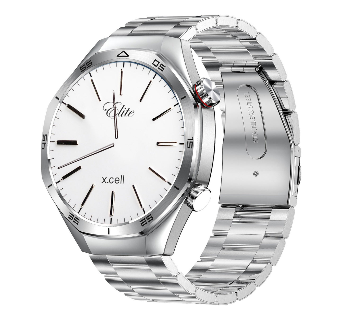 X.Cell Smart Watch Elite-7 Silver Steel