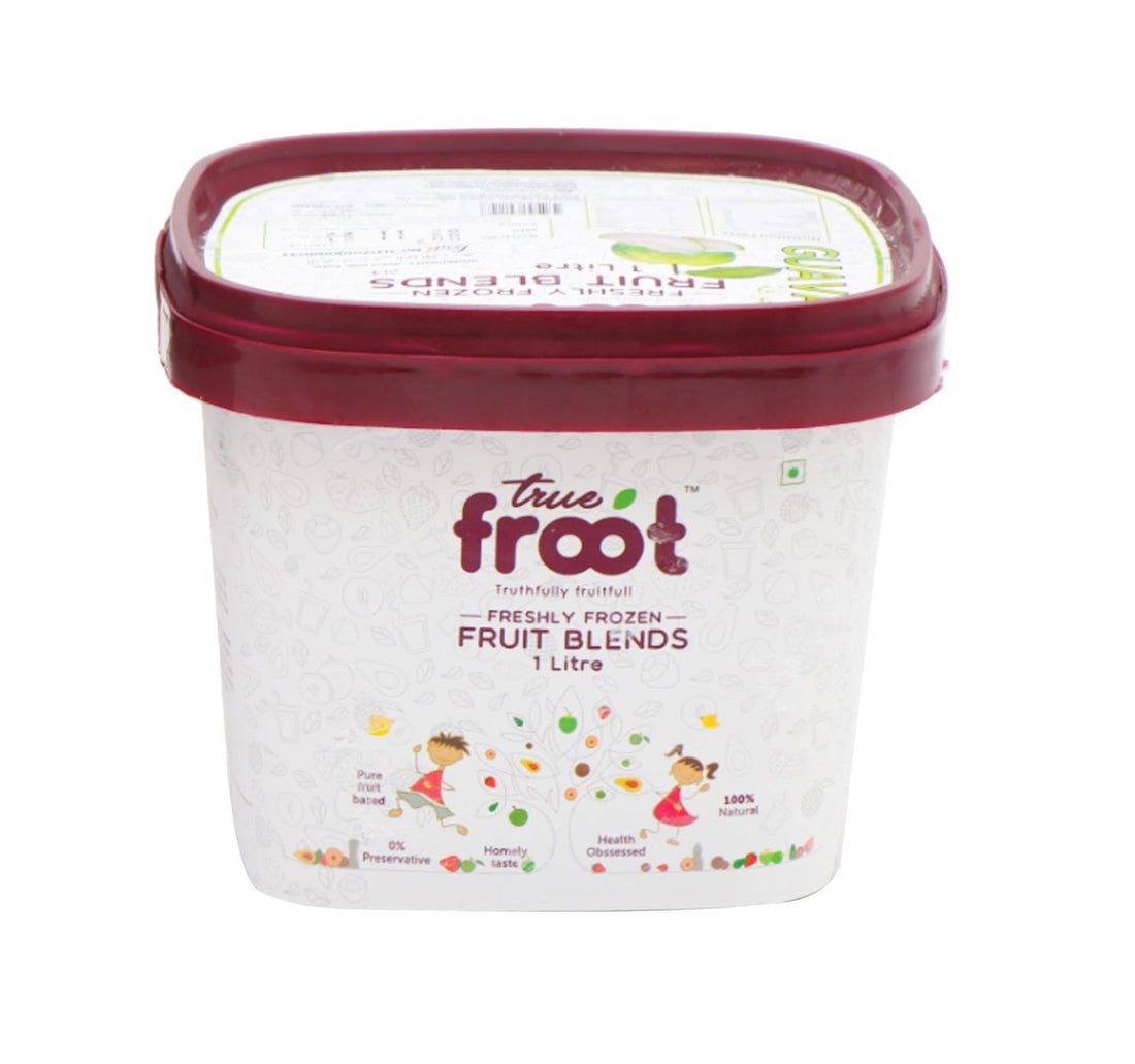 True Froot Freshly Frozen Guava Fruit Blend 1 Litre