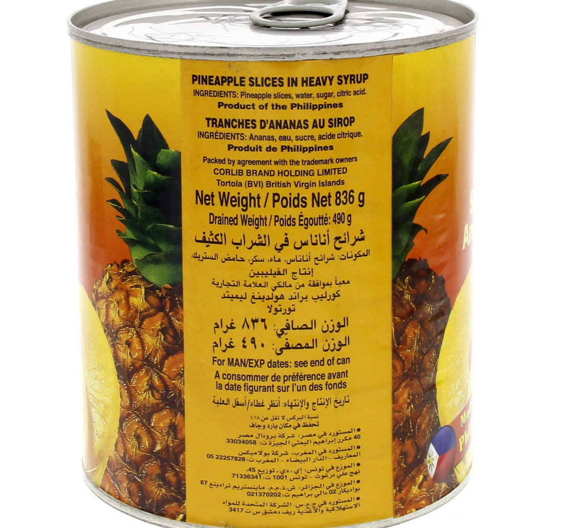 Libby's Sliced Pineapple 836 g