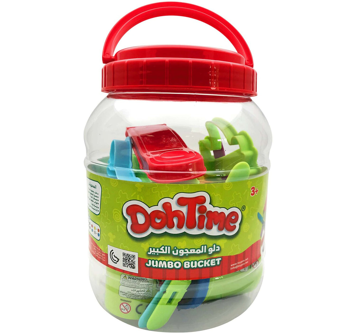 Doh Time Play Dough Jumbo Bucket, Multicolor, 3247