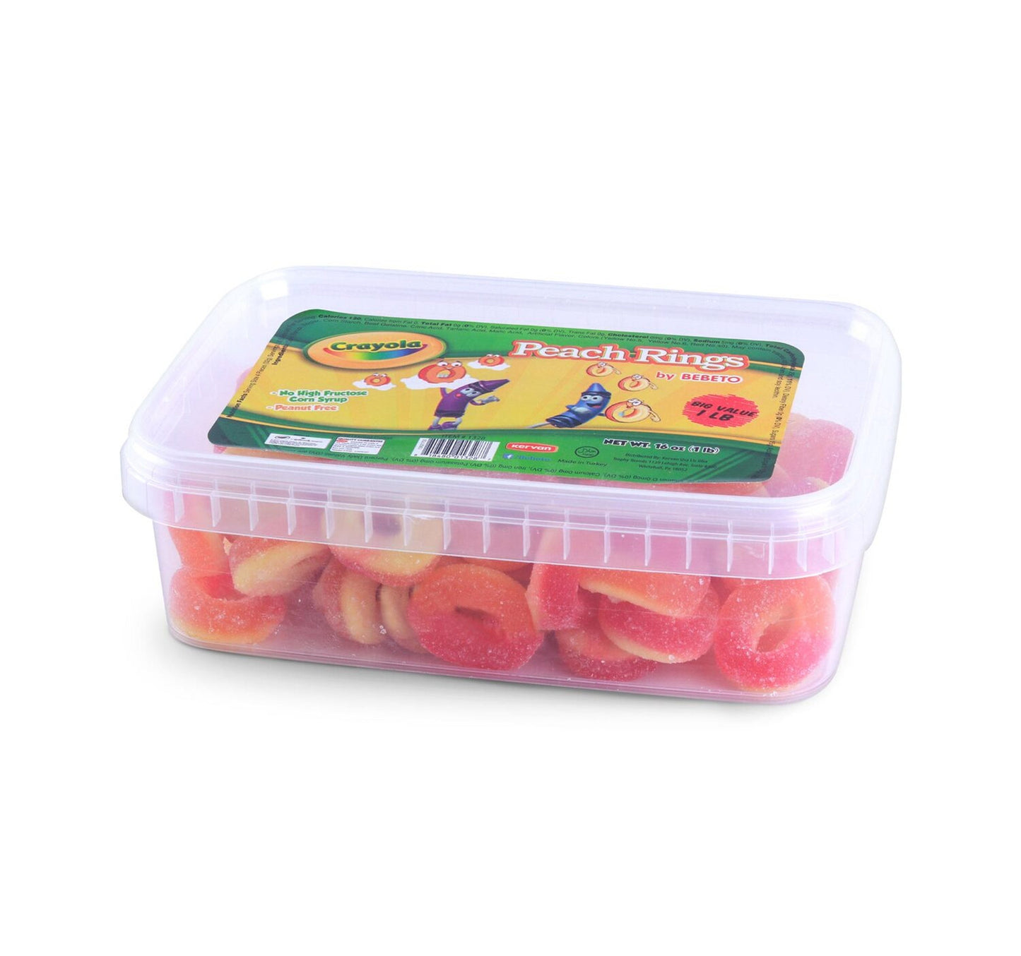 Crayola Peach Rings 16 oz