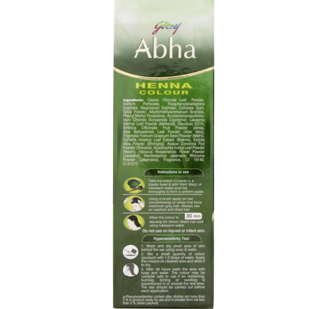 Godrej Abha Henna Color Natural Black 60 g