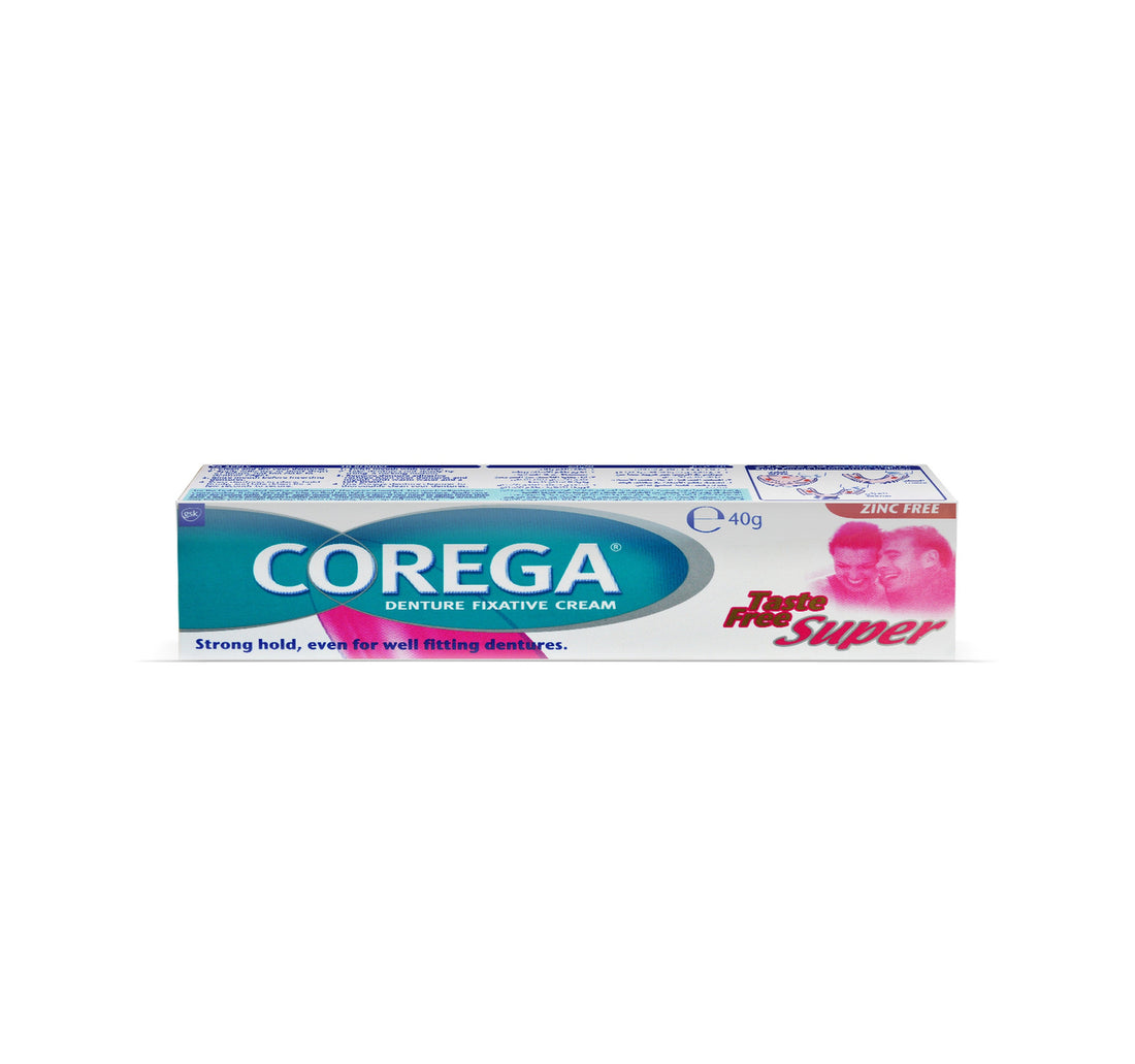 Corega Super Taste Free Denture Fixative Cream 40 g