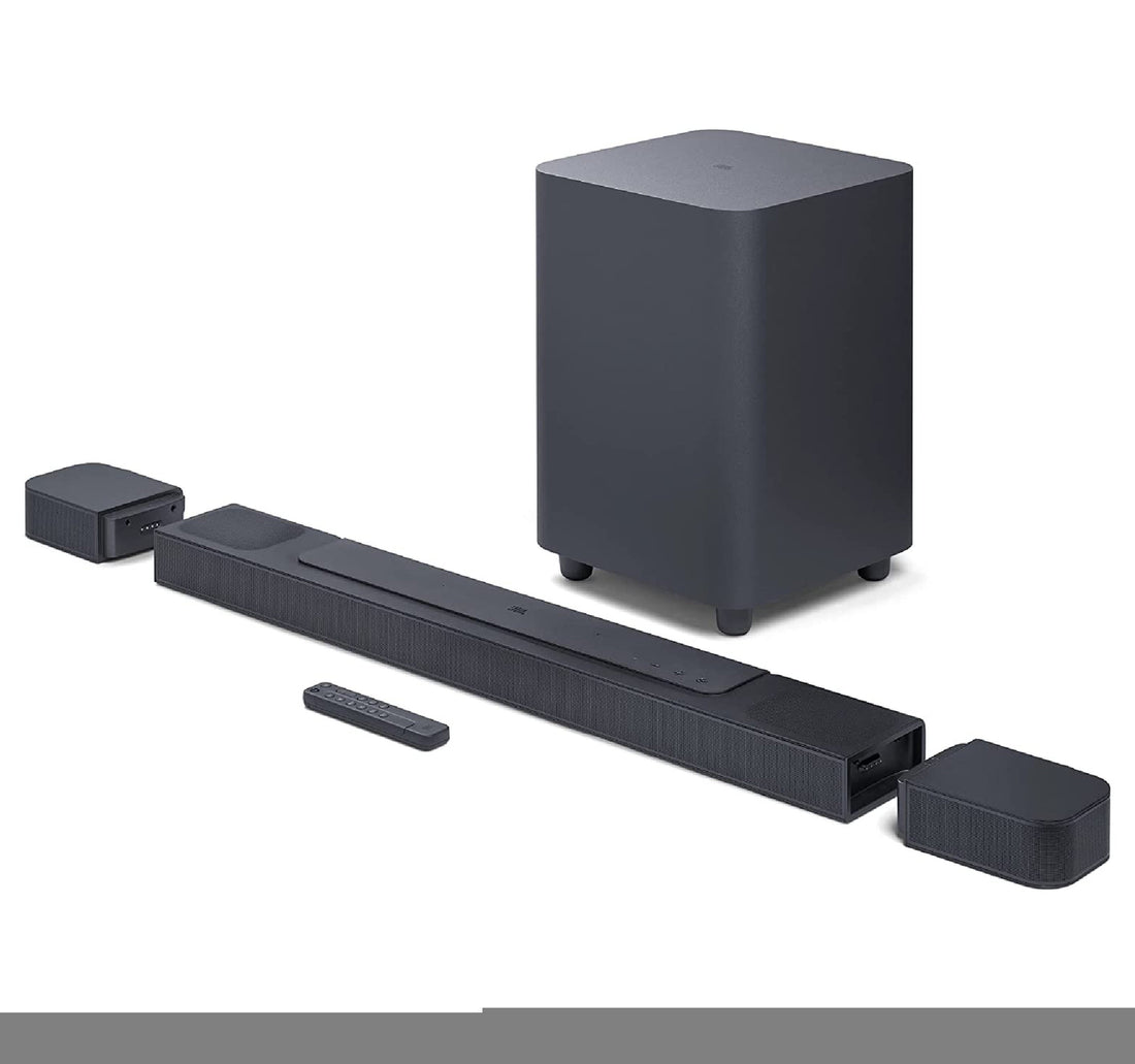 JBL 720 W 5.1.2-Channel Soundbar With Detachable Surround Speakers with Dolby Atmos, Black, BAR800