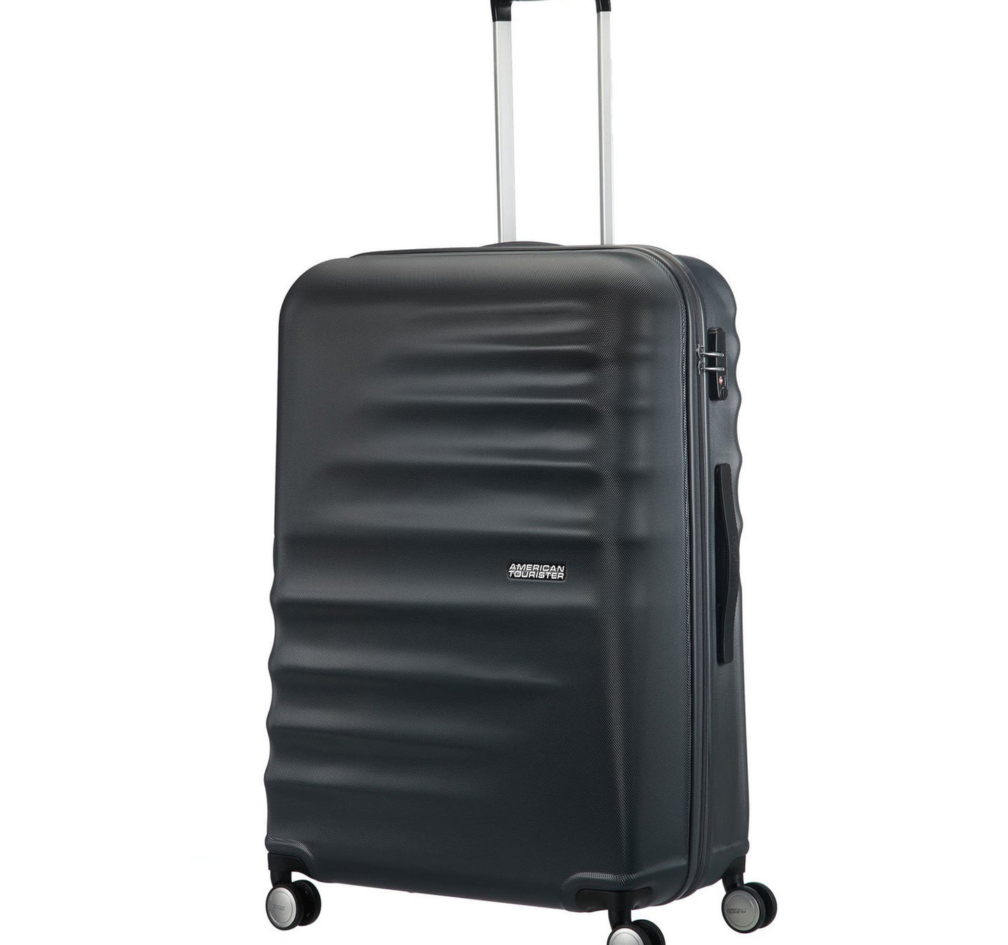American Tourister Preston 4 Wheels Hard Trolley, 55 cm, Black