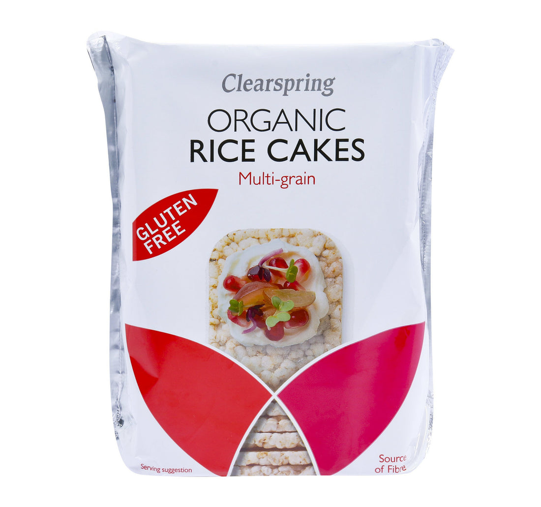 كعكات الأرز العضوية متعددة الحبوب من كليرسبرينج 130 جم