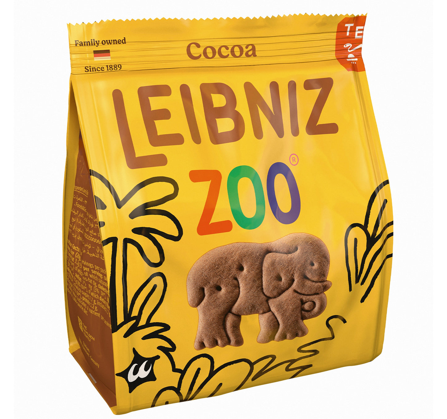 Leibniz Zoo Cocoa Biscuits 100 g