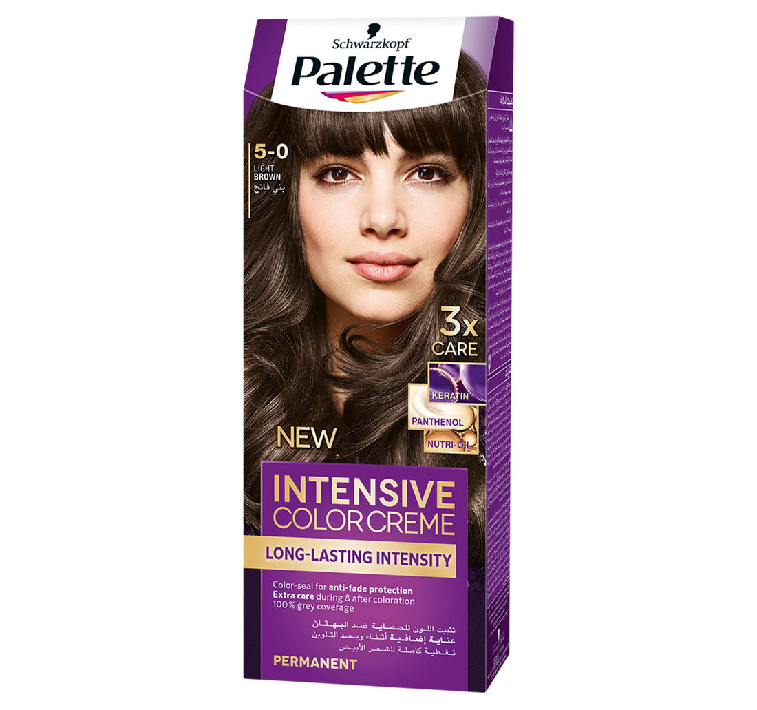 Palette Intensive Color Creme 5-0 Light Brown 1 pkt