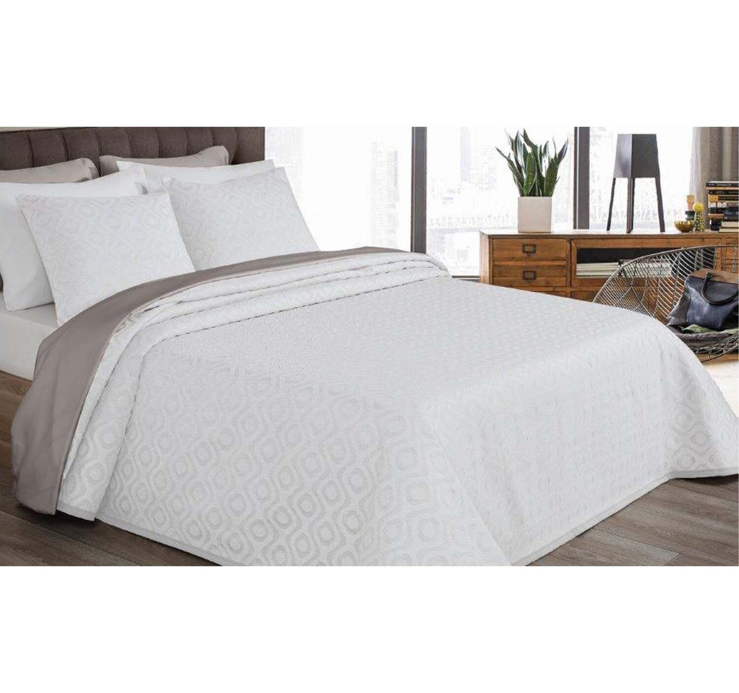 Maple Leaf Bedspread 3pcs Set 240x270cm Assorted