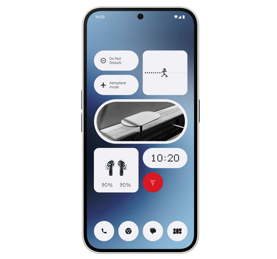 Nothing Phone (2a) 5G Smartphone, 12 GB RAM, 256 GB Storage,White, A10400050