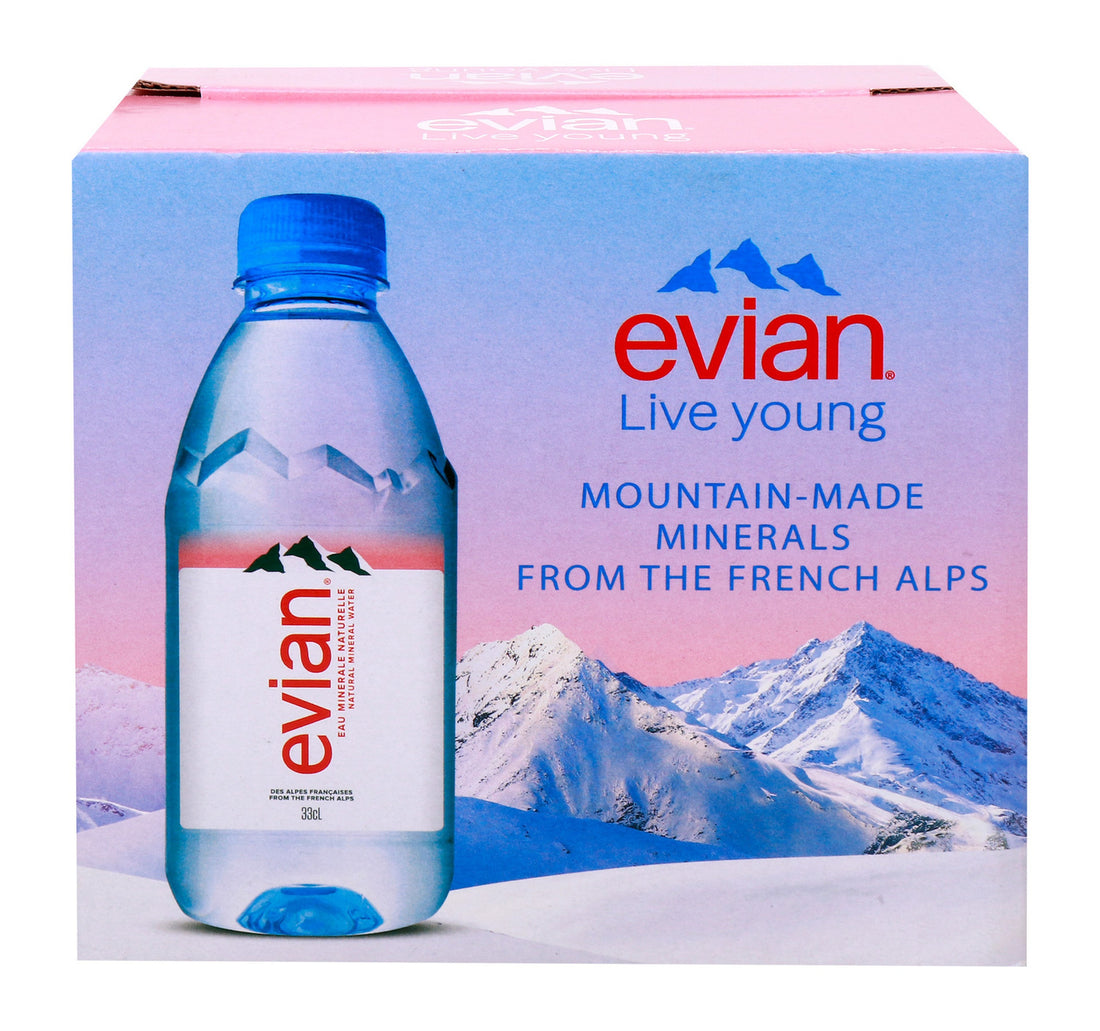 Evian Mineral Water 6 x 330 ml