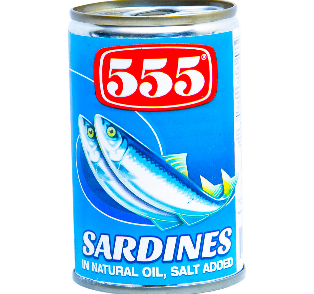 555 سردين في زيت طبيعي 155 جم