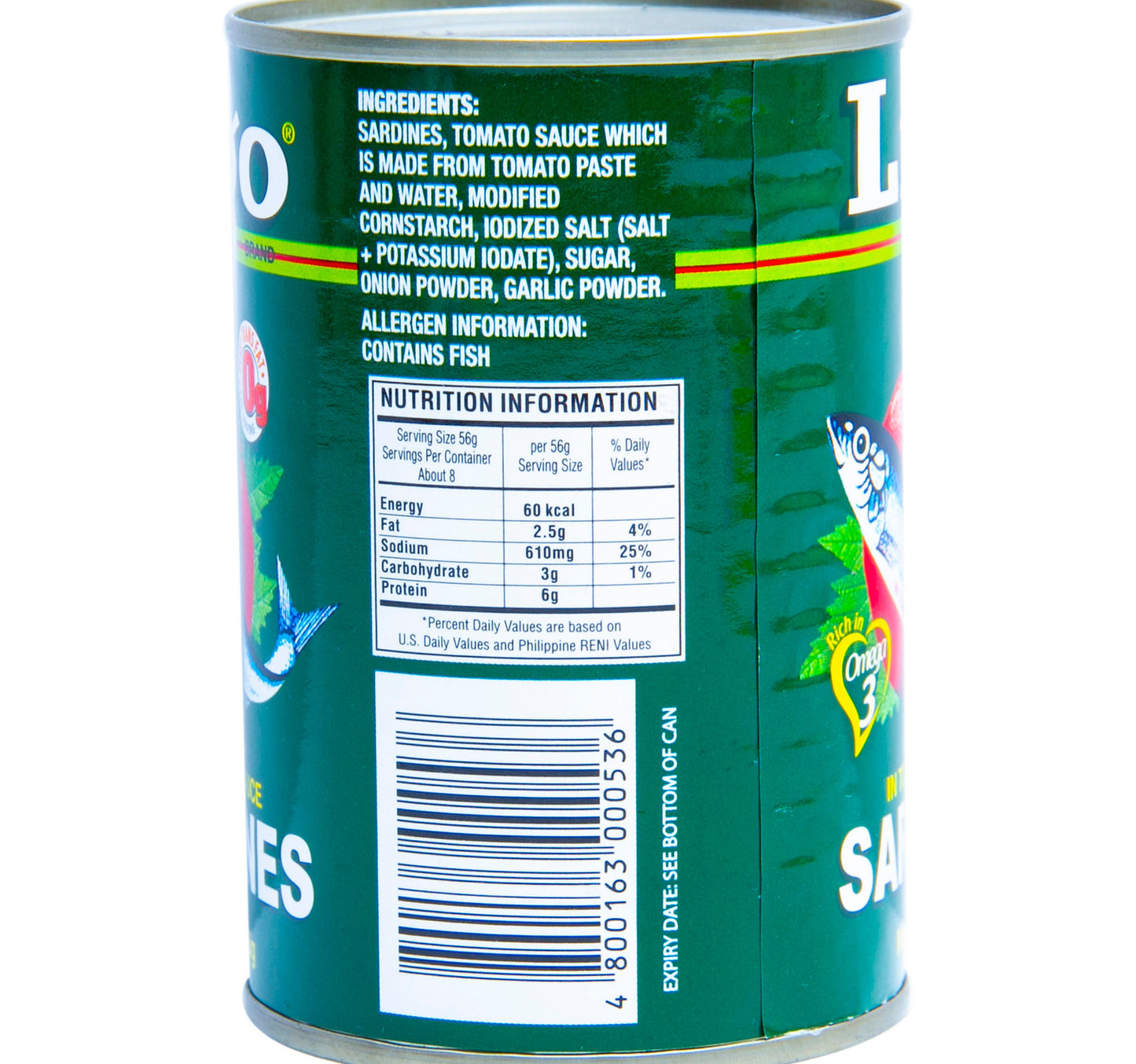 Ligo Sardines In Tomato Sauce 425 g