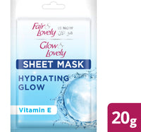 قناع ورقي مرطب ومتوهج من Glow & Lovely، 20 جم