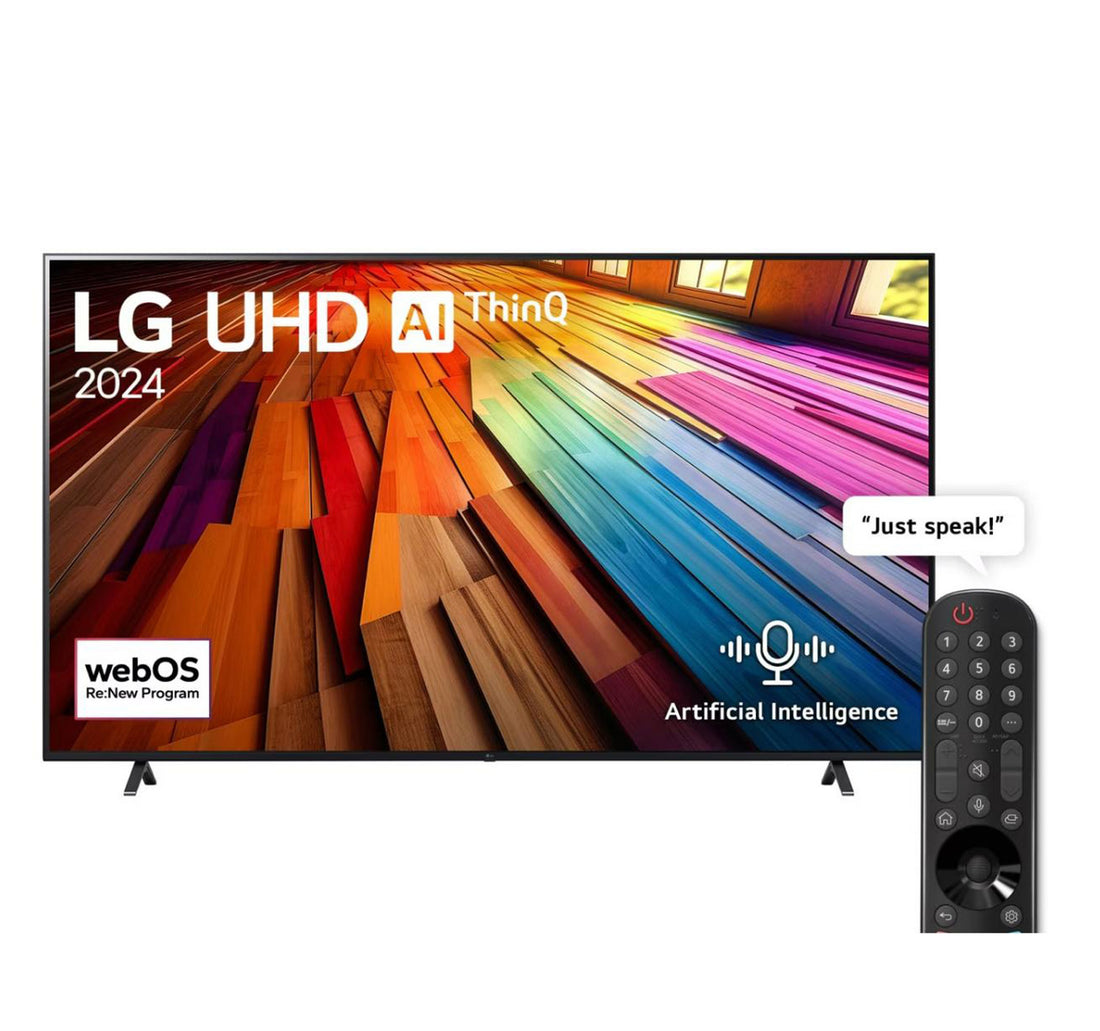 LG UHD UT80 86 Inch 4K Smart TV AI Magic remote HDR10 webOS24 2024