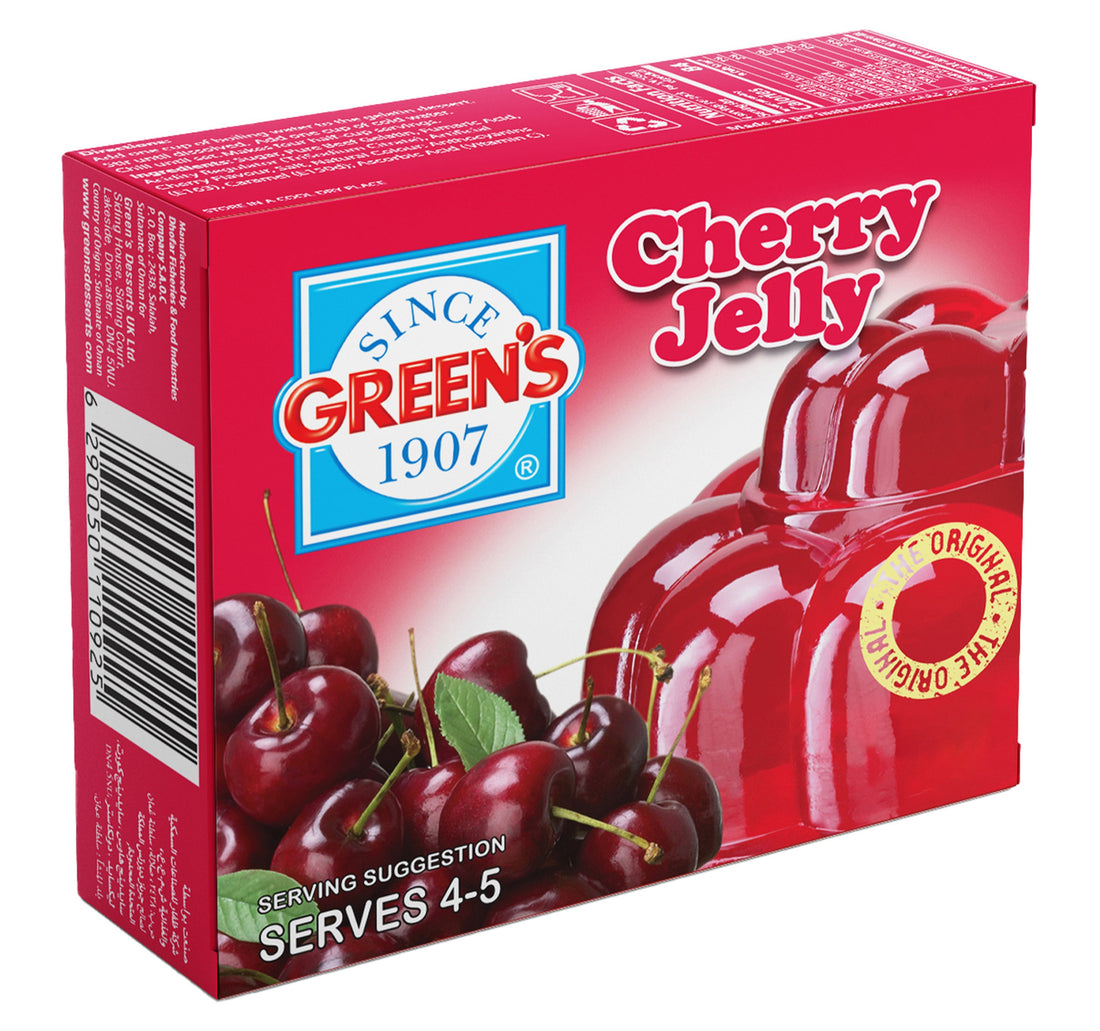Green's Cherry Jelly 12 x 80 g