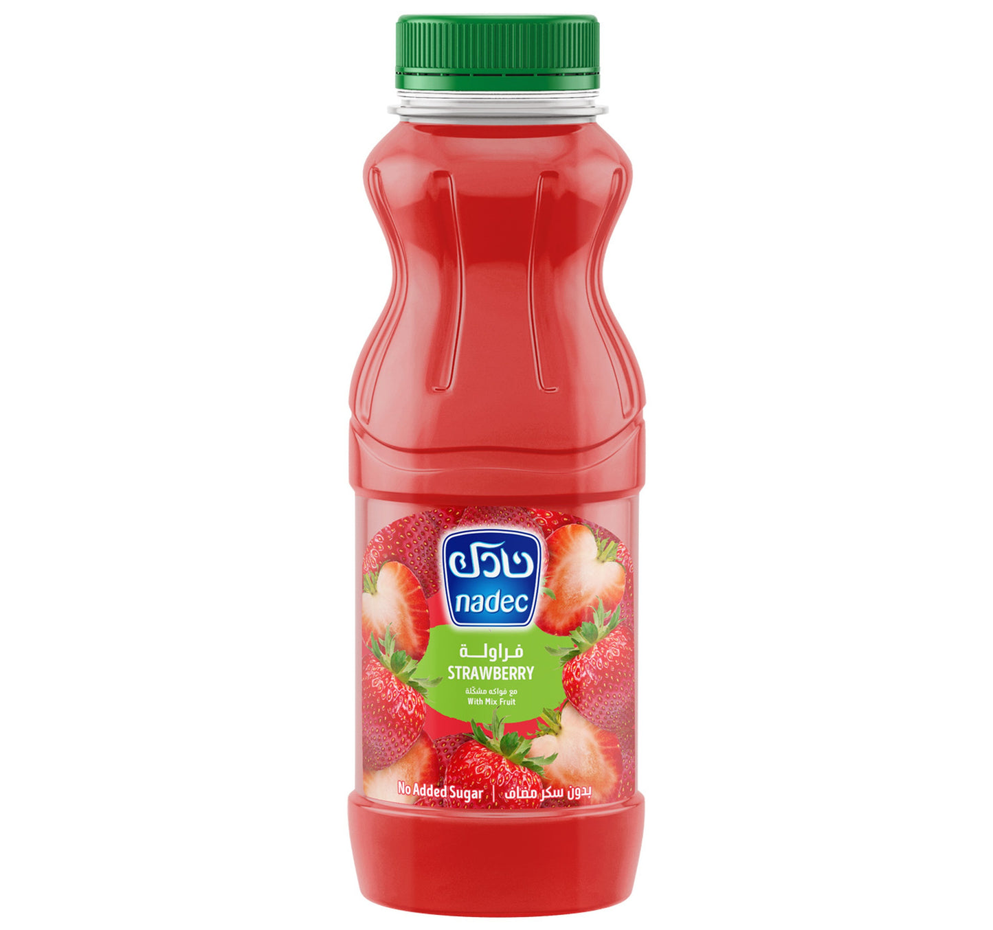 Nadec No Added Sugar Strawberry Juice With Fruit Mix Nectar 300 ml