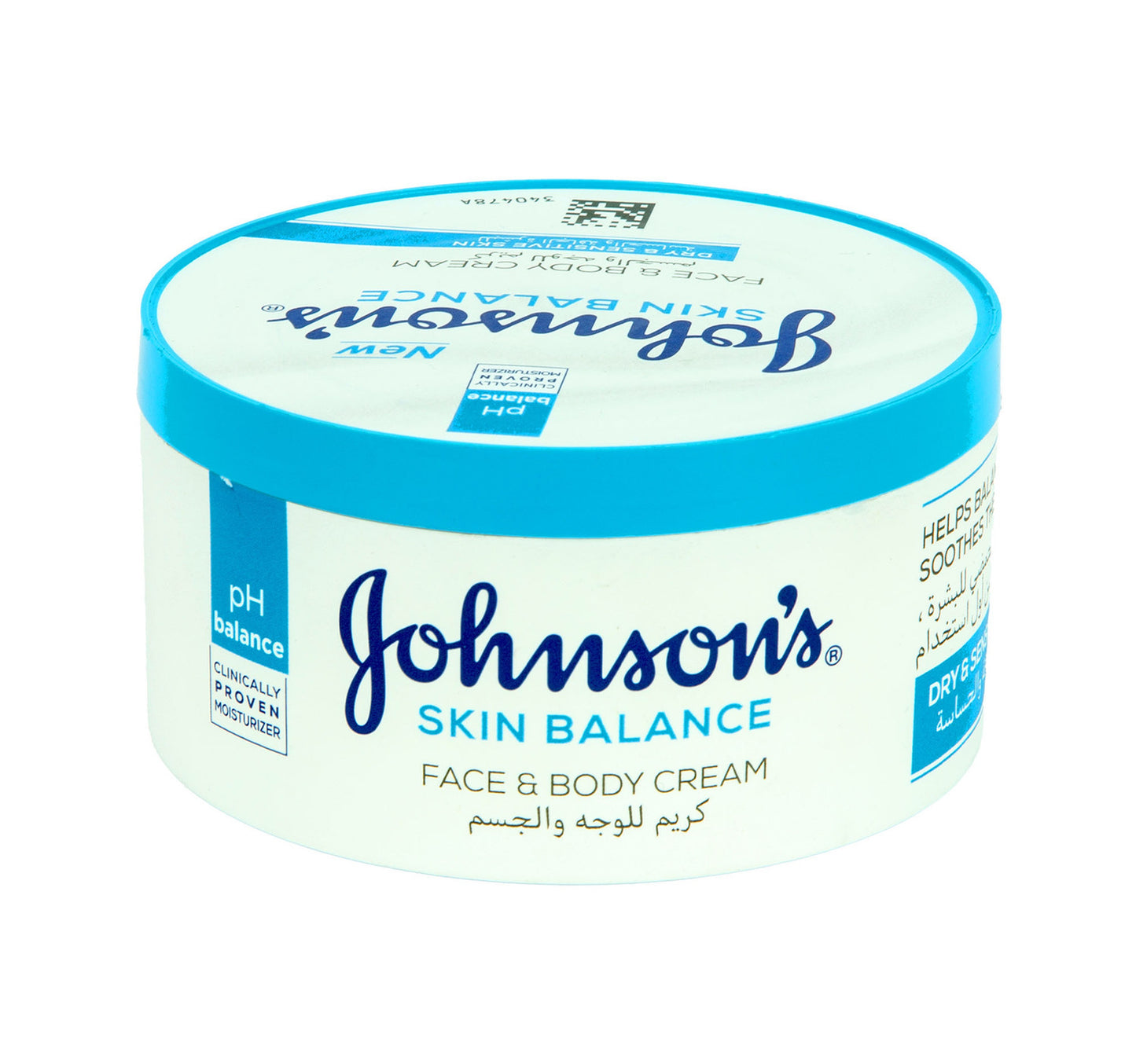 Johnson's Skin Balance Face & Body Cream Dry & Sensitive Skin 300 ml