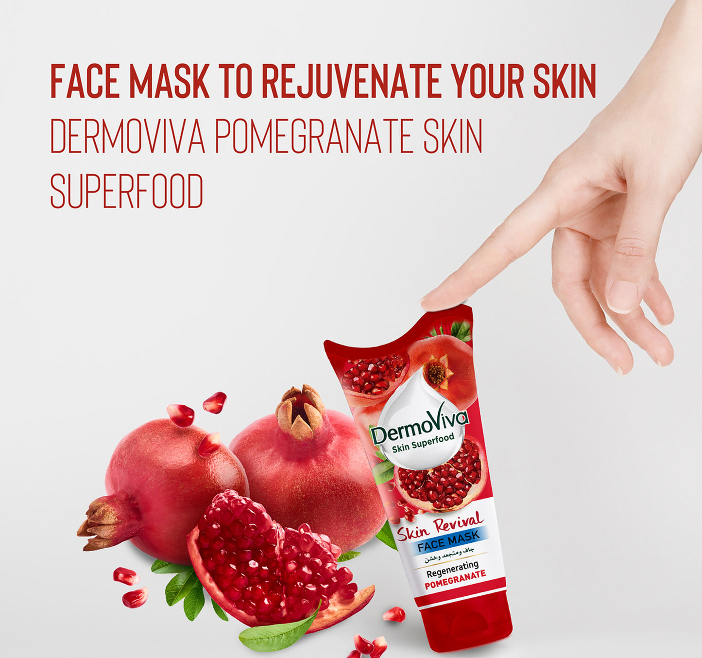 DermoViva Skin Revival Pomegranate Face Mask 150 ml