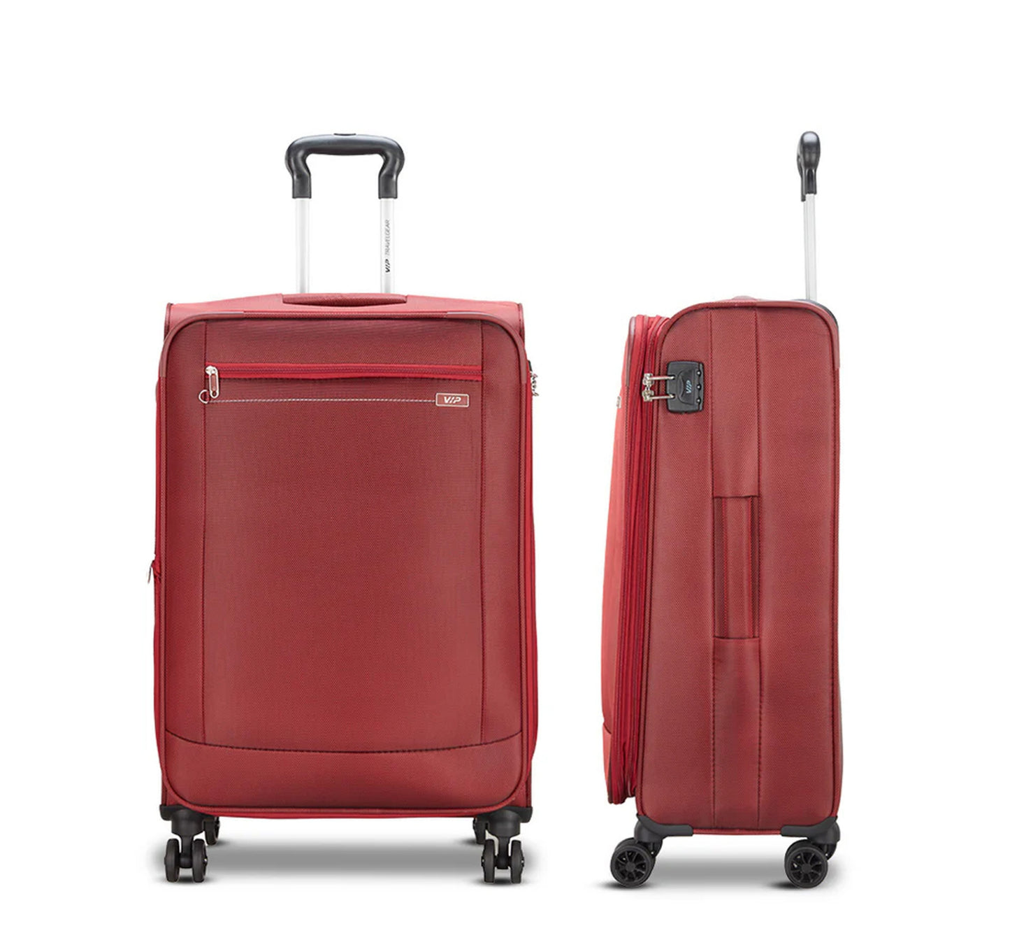 VIP Knight 4 Wheel Soft Trolley 65cm Red