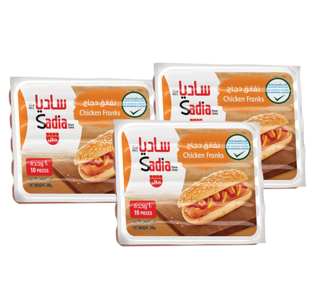 Sadia Chicken Franks 3 x 340 g